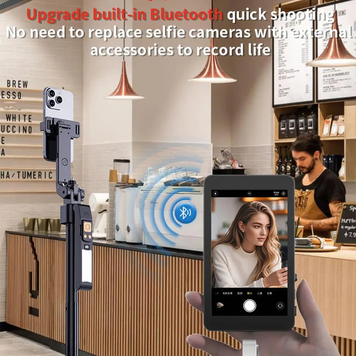 Magnetic Wireless Selfie Monitor Screen For IPhone Android, 3.94 HD Expansion Display Rear Camera Vlog Live Video Recording