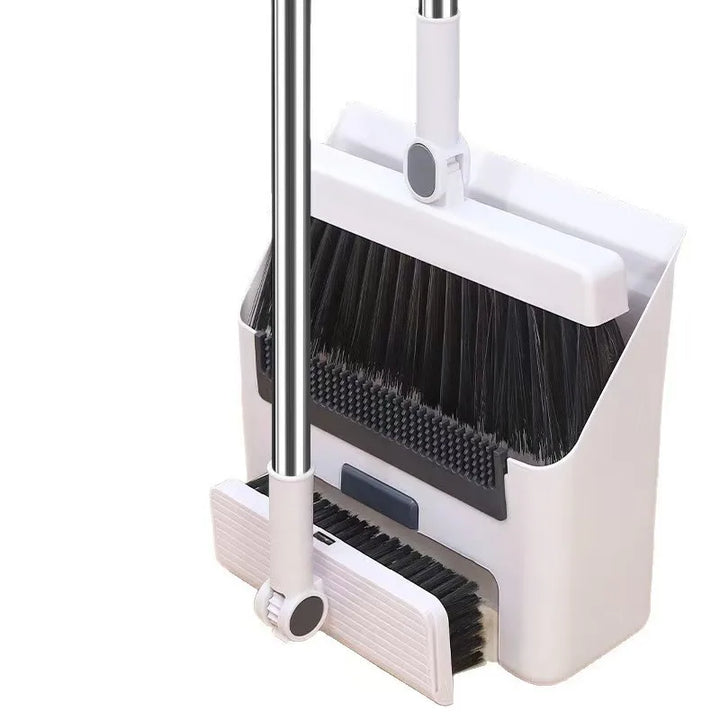 2025 Durable soft bristle non-stick foldable broom shovel broom brush 3-in-1 combination cleaning broom set
