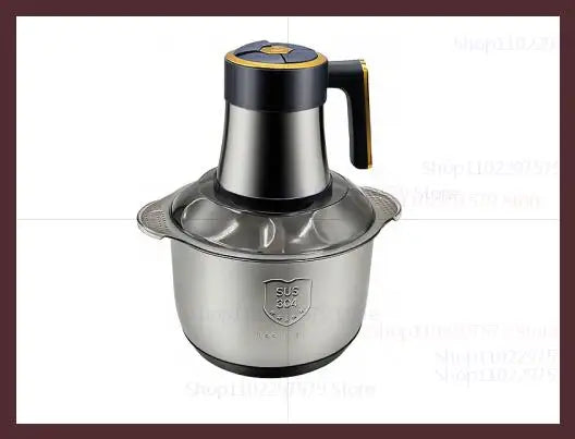 5L Electric Meat Grinder Stainless Steel Food Processor Chopper Kitchen Utensils Vegetable and Fruit Chopper Kitchens Utensil