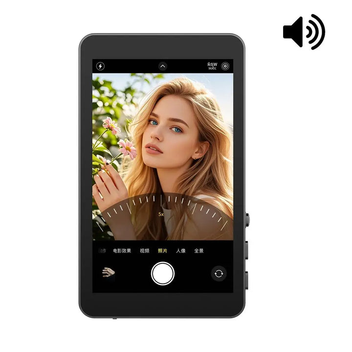 Magnetic Wireless Selfie Monitor Screen For IPhone Android, 3.94 HD Expansion Display Rear Camera Vlog Live Video Recording