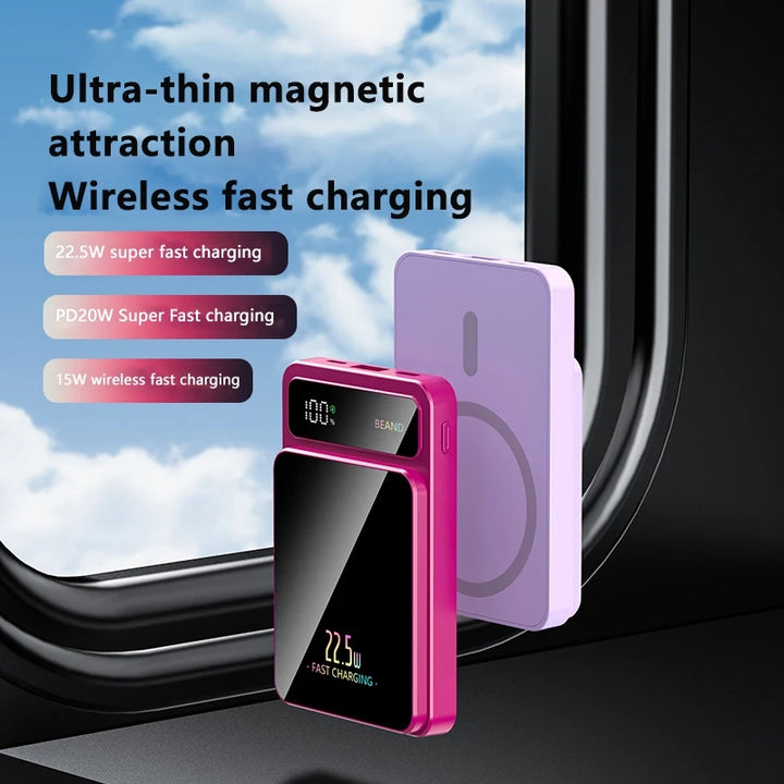 Oneplus 50000mAh Power Bank Magnetic Wireless 22.5W Ultra Capacity Super Fast Charging Power Bank Portable For iPhone Huawei NEW